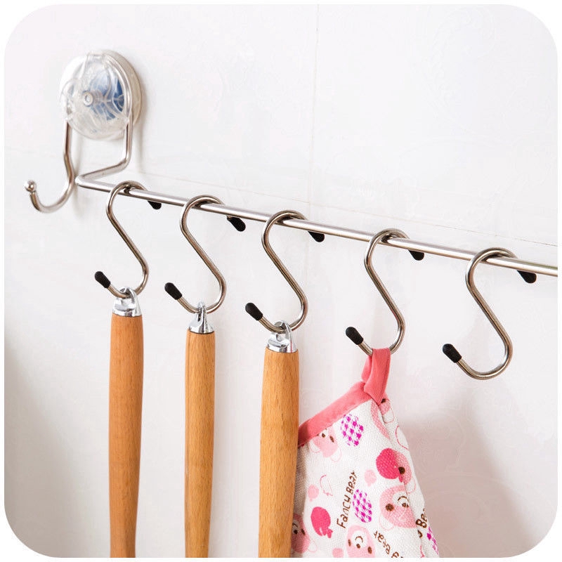 Set 10 móc treo đồ hình chữ S bằng thép không gỉ