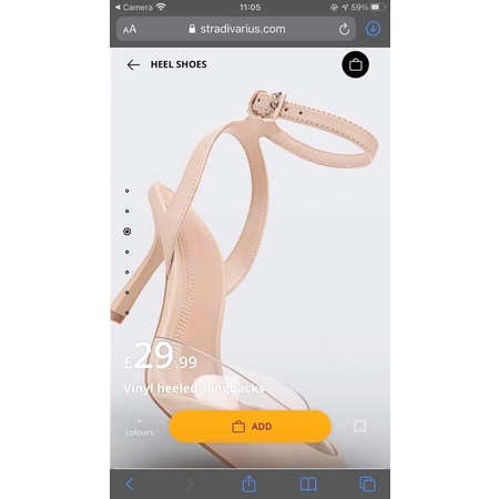 Sling back Stra_divarius