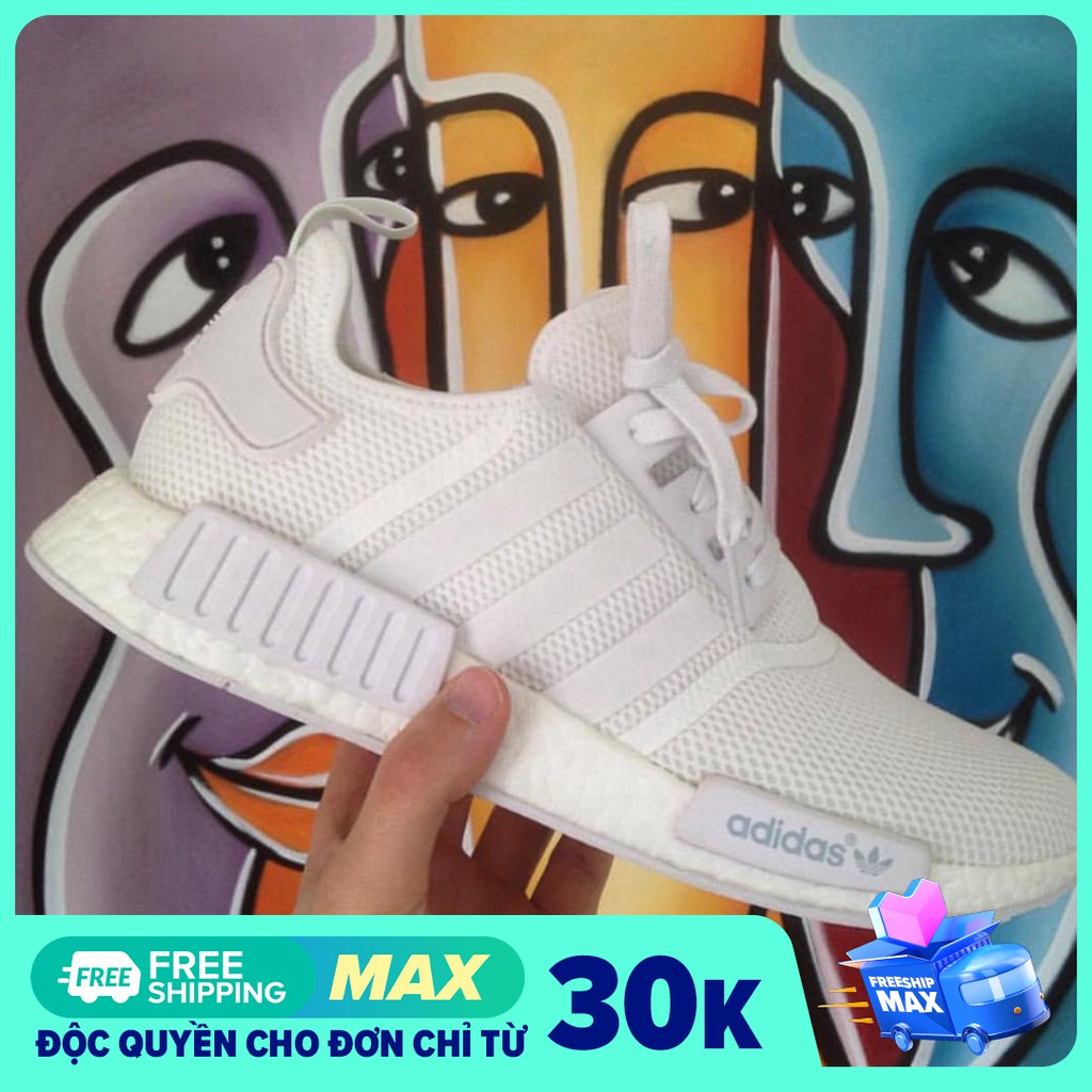 giày adidas NMD r1 trắng