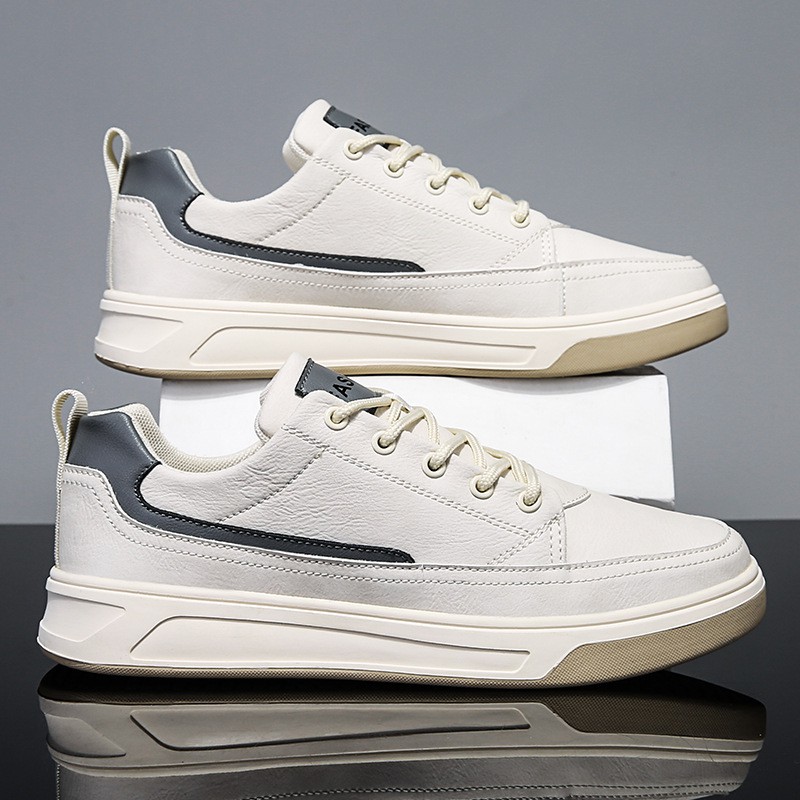 [Sneaker Siêu Phẩm] Bs111 Giày cao cấp mà giá chỉ vài trăm K, Có 2 màu trắng và kem