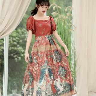 [ORDER] Váy cổ điển retro Pháp #Bohemian