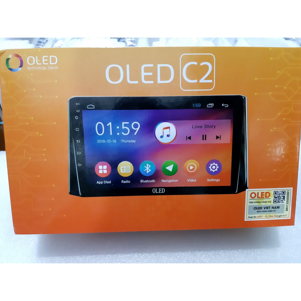 Màn Hình Android OLED C2 New (2021) Hàng Chính Hãng Bảo Hành 18 Tháng - Màn Hình DVD Ô Tô 9" 10" Kèm Mặt Dưỡng Giắc Zin