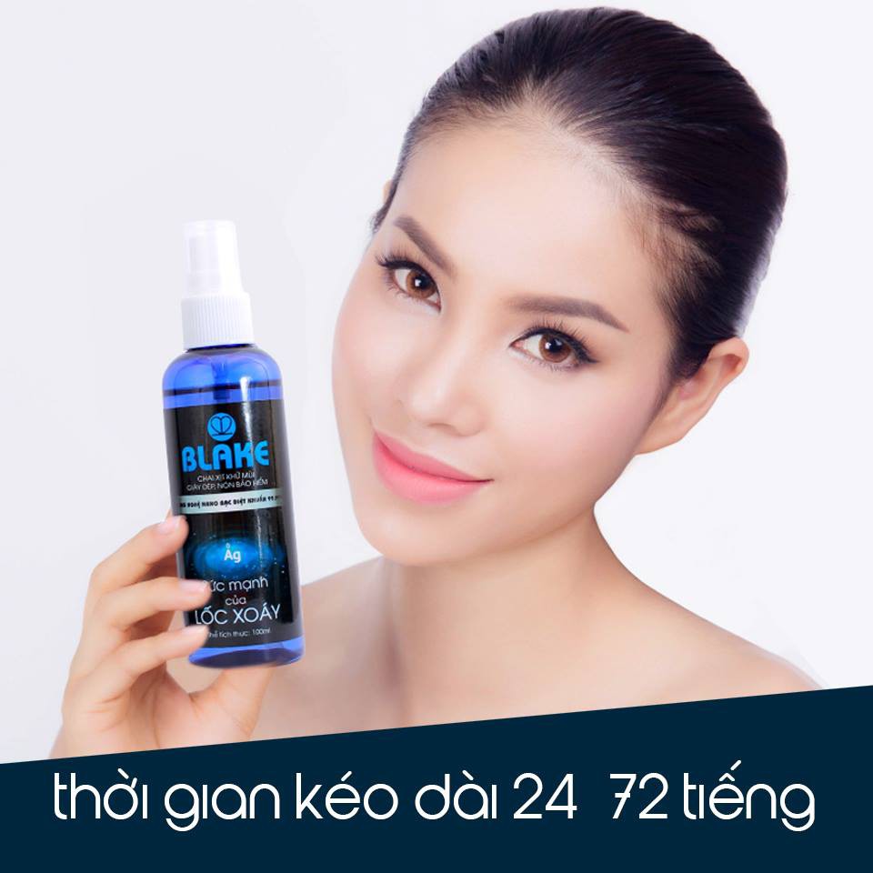 Khử mùi đa năng BLAKE (100mL) - Diệt khuẩn và khử mùi ẩm mốc lâu ngày quần áo, túi xách, giầy dép, nón bảo hiểm...