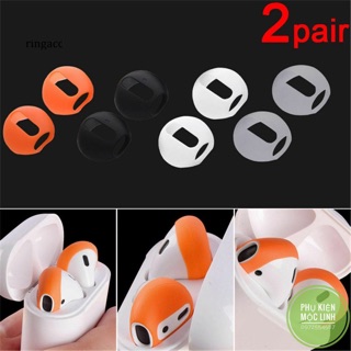Bộ 2 Nút Đệm Tai Bằng Silicon Chống Trơn Trượt , chống bẩn Cho Tai Nghe Airpods 1 2 i11, i12...
