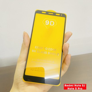 Kính cường lực Full Màn Xiaomi Redmi note 4x, Note 5/5Pro, Note 7/7pro, Note 8, Note 8 pro, Note 9, Note 9s, Note 9 pro