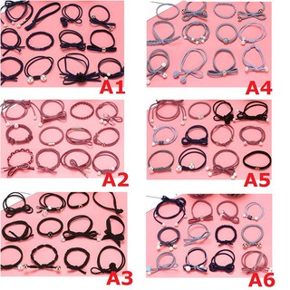 12 dây buộc tóc đuôi ngựa mềm