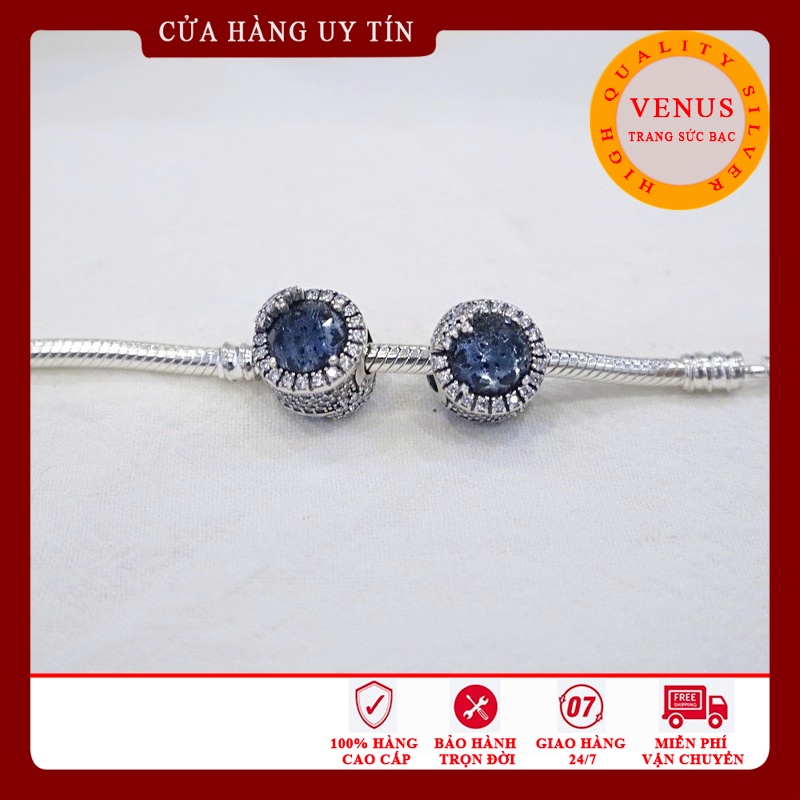 Charm radiant bông tuyết xanh- Mã sản phẩm VENUSR20