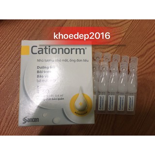 Cationorm nước mắt nhân tạo