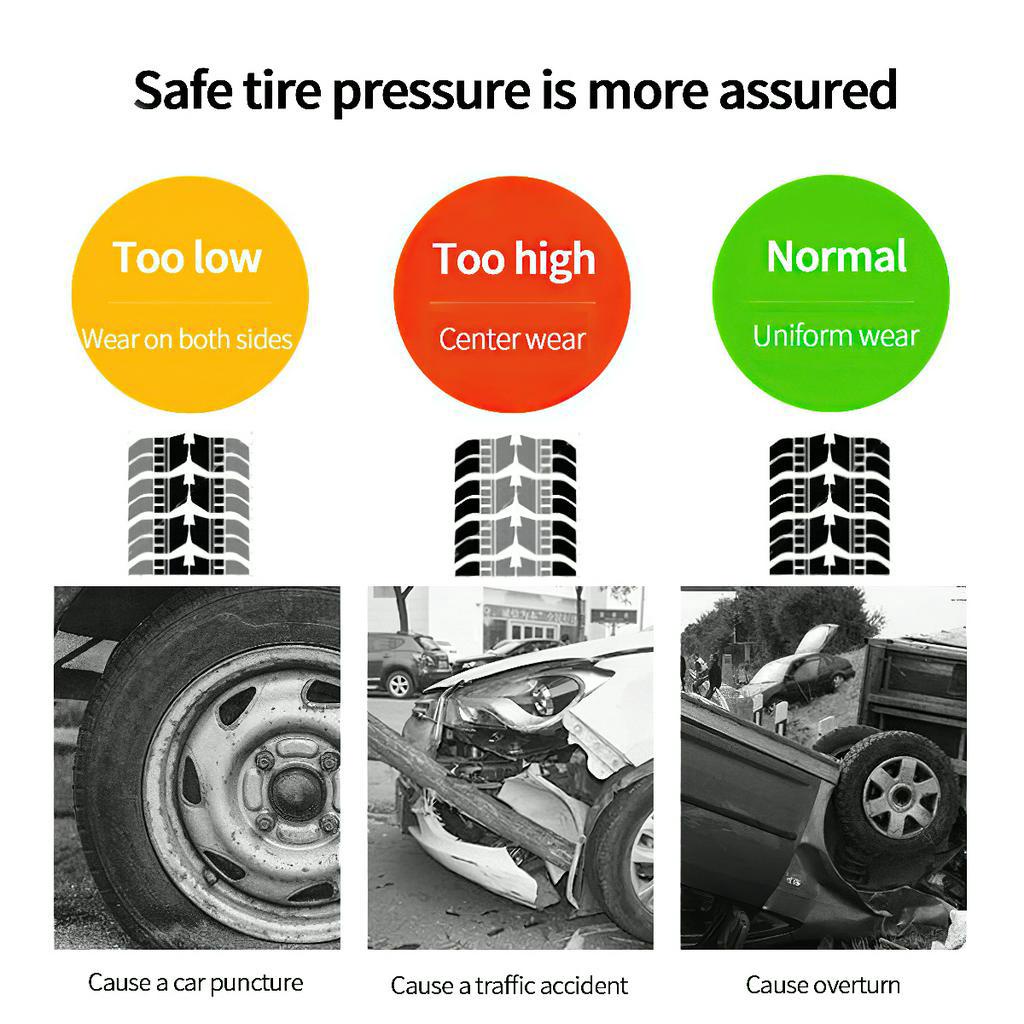 Đầu Vòi Bơm Ô Tô - Xe Máy - Đồng hồ đo áp suất lốp xe