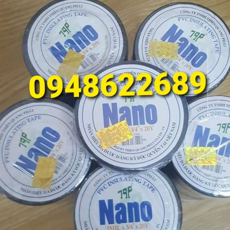 Băng keo điện Nano TQP 10 cuộn (20Y)