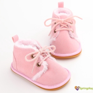 Boots Giữ Ấm Phối Lông Thú Cho Trẻ Sơ Sinh