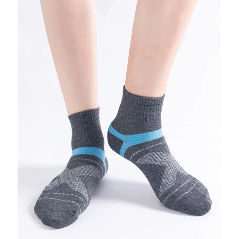 Set 5 đôi vớ cotton thể thao năng động cho nam