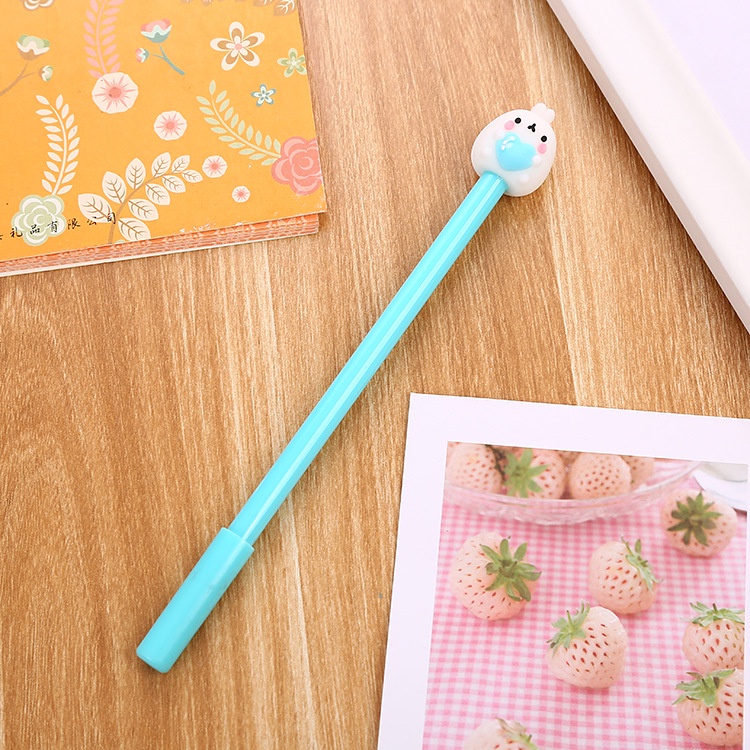 Set 4 Bút Mực Nước Hình Thỏ Hoạt Hình Dễ Thương