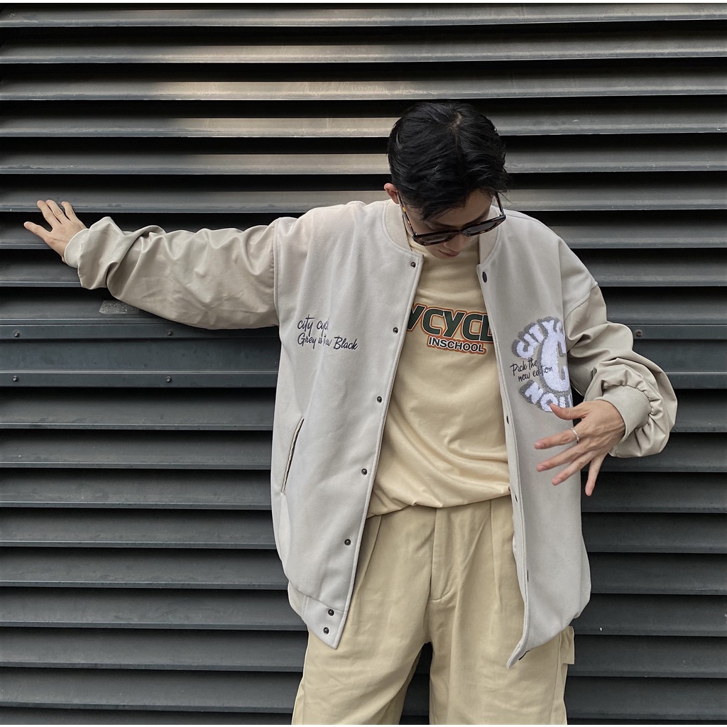 Áo thun local brand In School City Cycle cotton form rộng nam nữ oversize unisexin hình