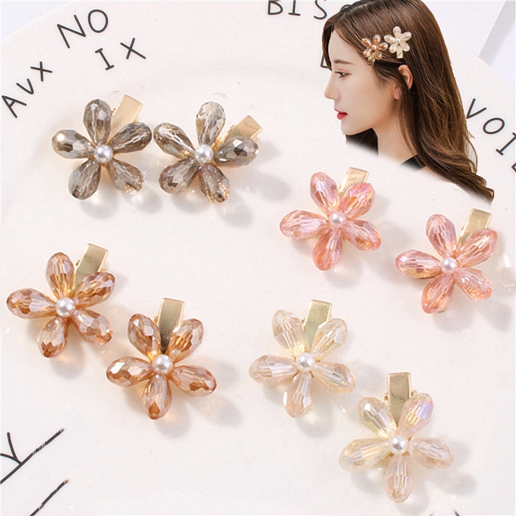 Kẹp tóc nữ hoa pha lê xinh đẹp