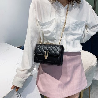 Sỉ Túi đeo chéo TN821, túi xách nữ da PU trần trám, khóa chữ Y, dây đeo 2 kiểu