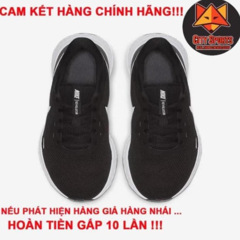 [Sale 3/3][Free Ship] Giày thể thao chính hãng Nike Revolution 5  BQ3204 003 [CAm kết chính hãng fake 1 đền 10] -Ta1 ^ "