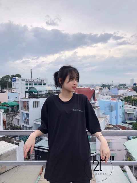 Áo phông, áo thun tay lỡ form rộng Unisex HENRI Matisse ( Ảnh thật )