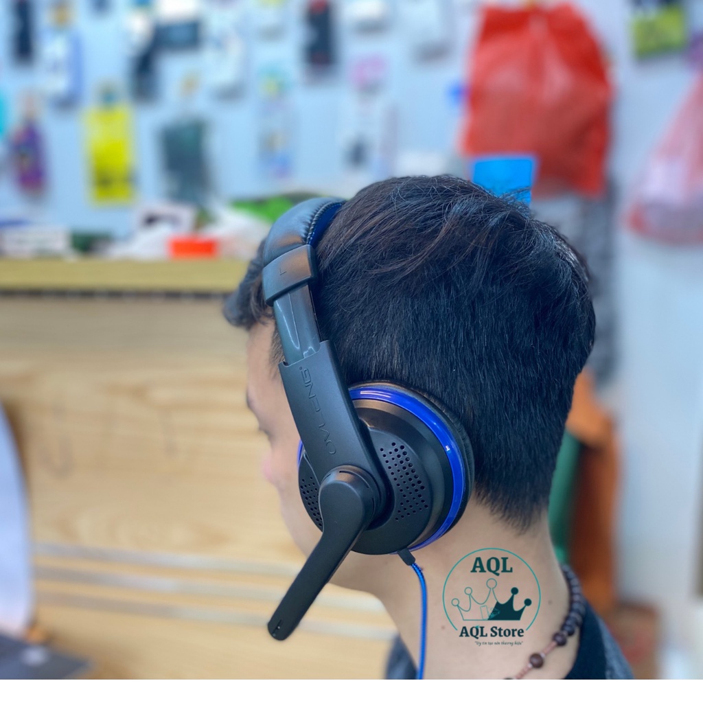 Tai Nghe Chụp Tai Gaming Có Mic Có Dây Âm Thanh Sắc Nét Cho Điện Thoại Máy Tính Chơi Game Nghe Nhạc & Xem Phim
