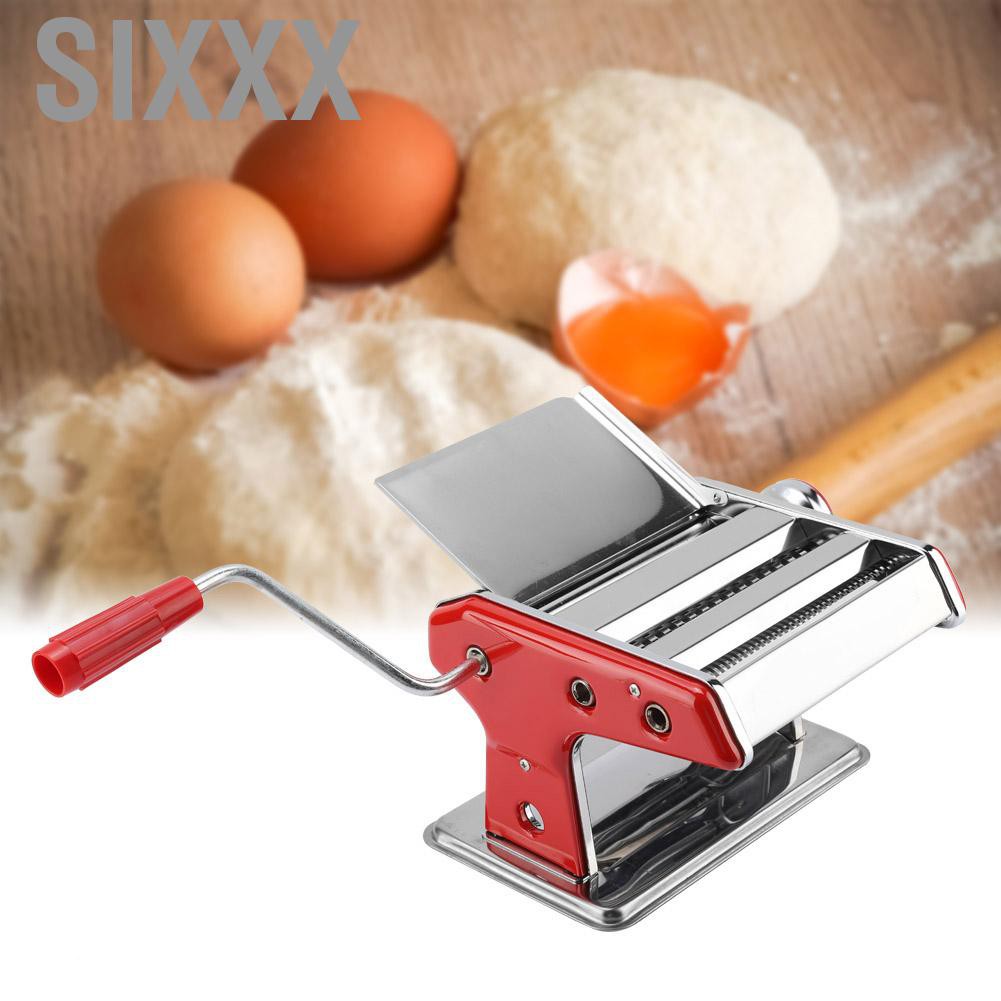 Sixxx Professional Grade Pasta Maker Machine Pastry Roller Spaghetti Tagliatelle Tool