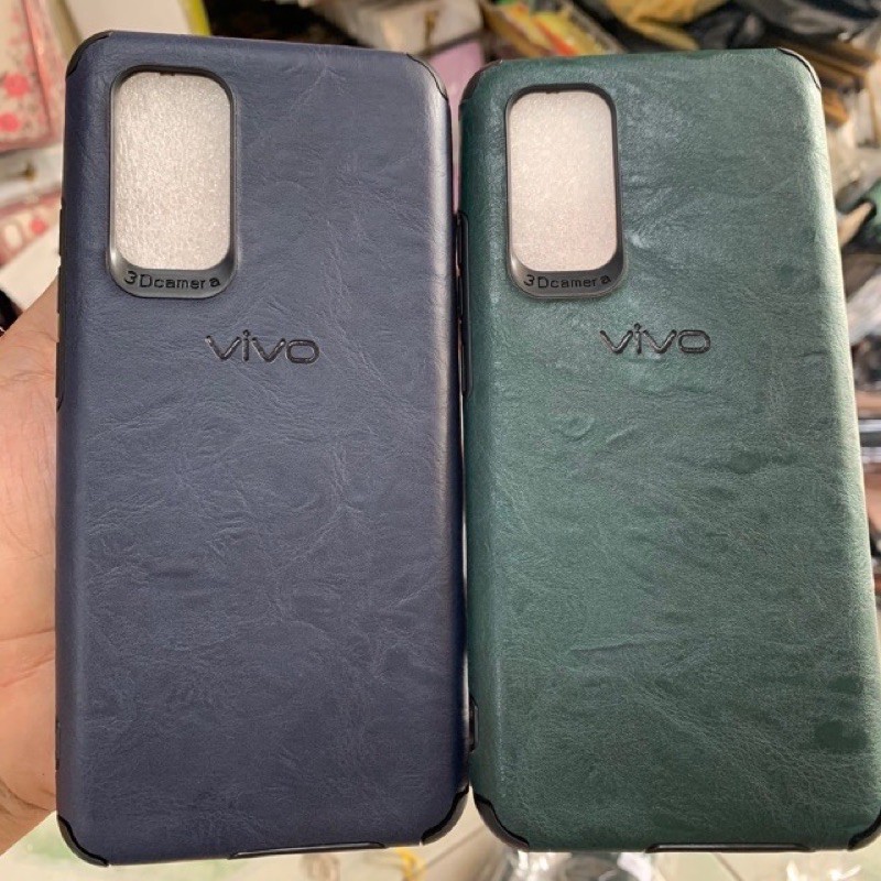 Ốp lưng Vivo V19 dẻo kiểu da
