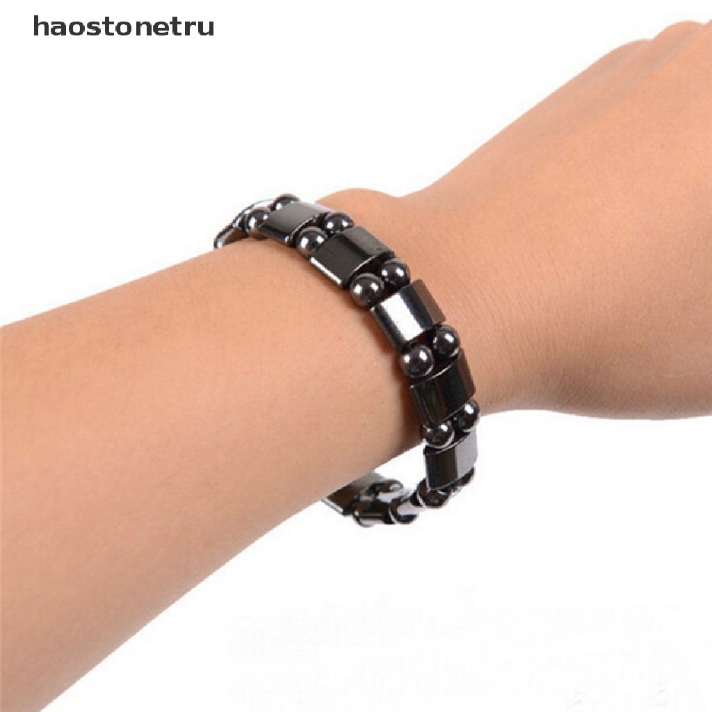 Vòng Đeo Tay Đá Đen Từ Tính Giúp Giảm Cân Hiệu Quả