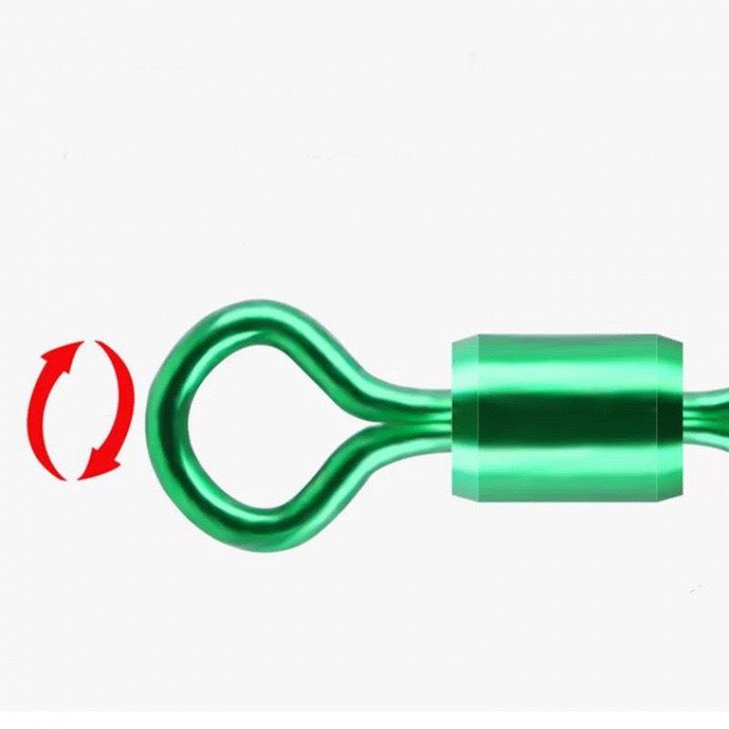 [FreeShip] [Ảnh thật] Vỉ Khoá Link Hình Số 8 Ma Ní Buộc Câu Đơn Chống Xoắn Cao Cấp