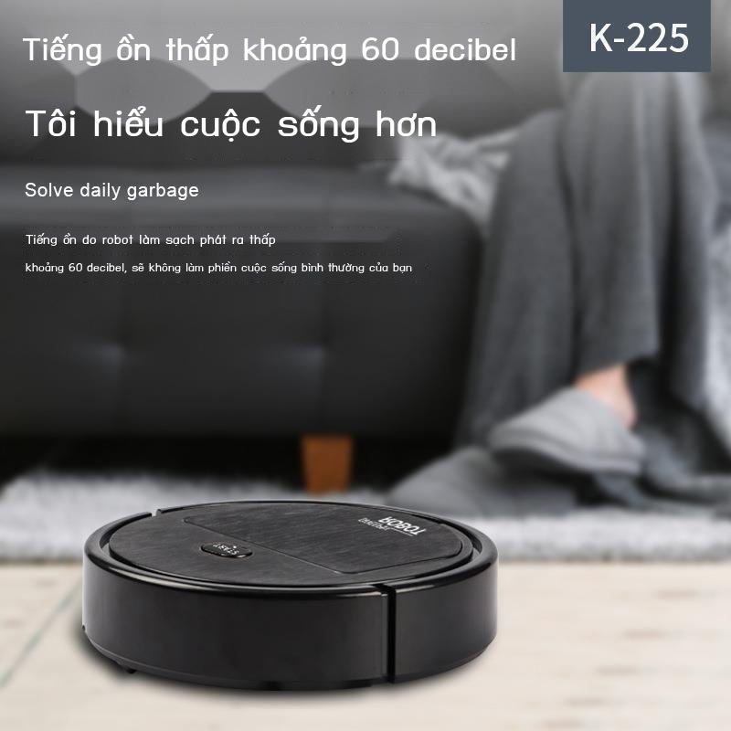 ❏Robot quét nhà hoàn toàn tự động có thể sạc lại Máy hút bụi quét nhà ba trong một không ồn gia đình thông minh