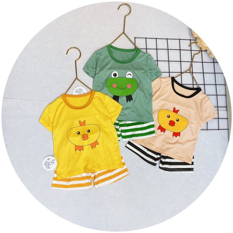 Bộ thun lạnh cộc tay K.woo (7-15kg)