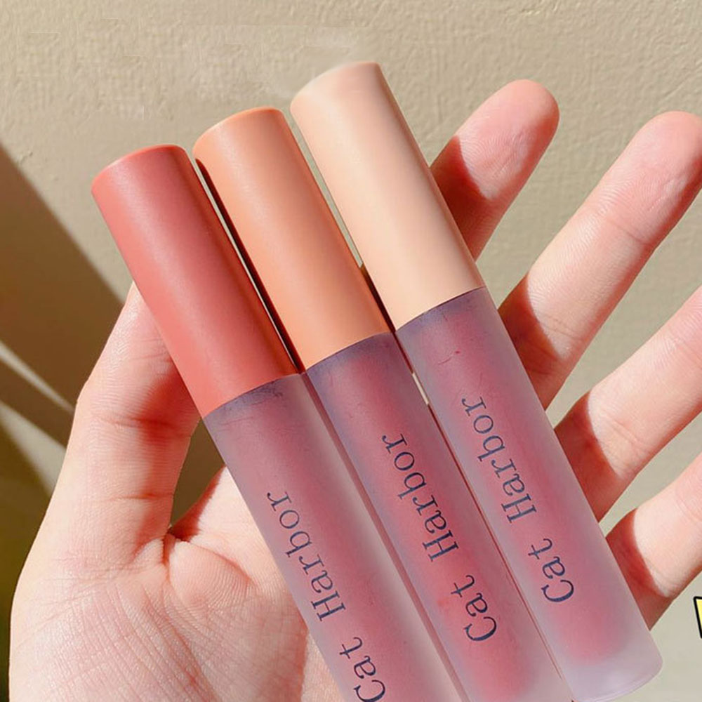 Hộp 3 Son Môi Chống Thấm Nước Không Dính Thành Cốc Trang Điểm Tự Nhiên Dành Cho Nữ | BigBuy360 - bigbuy360.vn