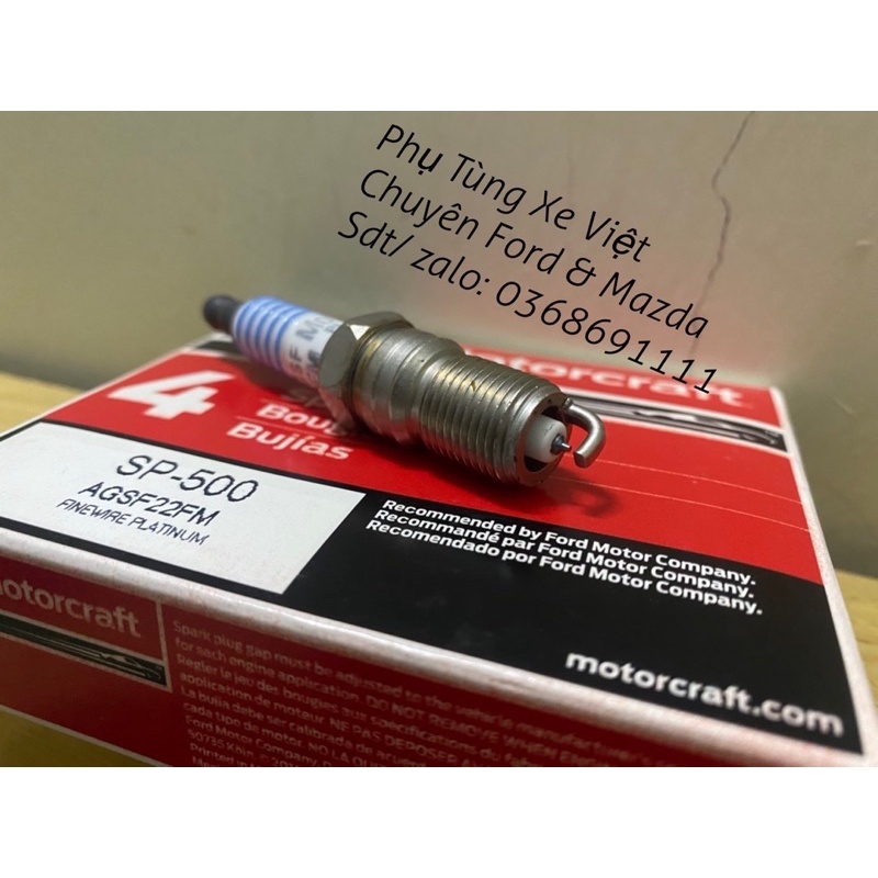 Bugi Motorcraft Ford chân ngắn mã SP-500 AGSF22FM dùng cho Ford Escape, Mondeo, Focus ...