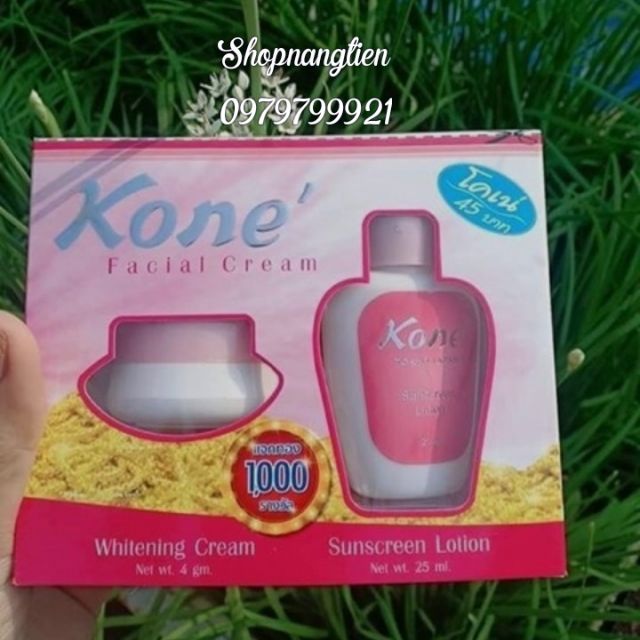 Lẻ 1 hủ Kone Thái Lan (Kem không nước hoa hồng 🌹) Hàng chính hãng )