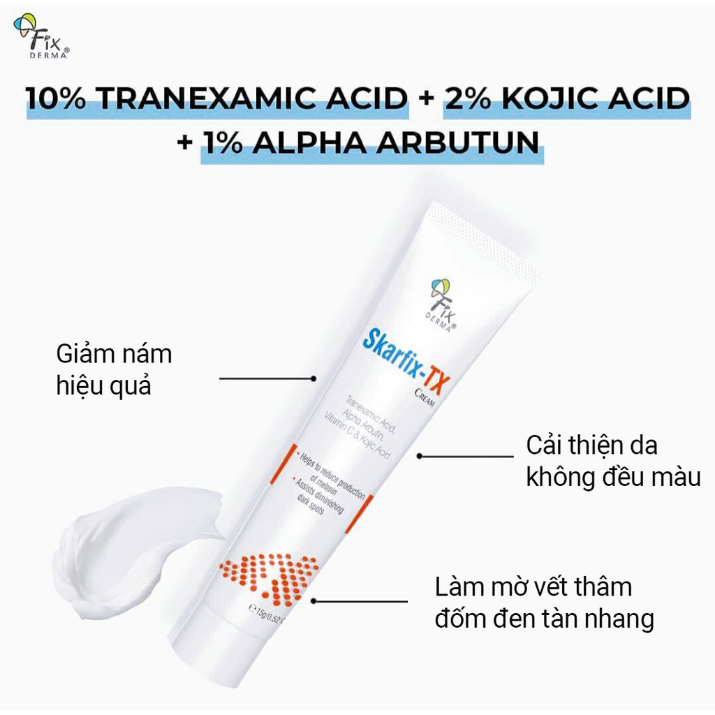 Kem Dưỡng Da Skarfix-Tx Mờ Nám, Giảm Thâm 15g