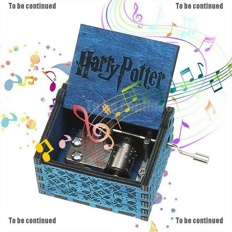 Hộp Nhạc Bằng Gỗ Hình Đồng Hồ Trong Phim Harry Potter