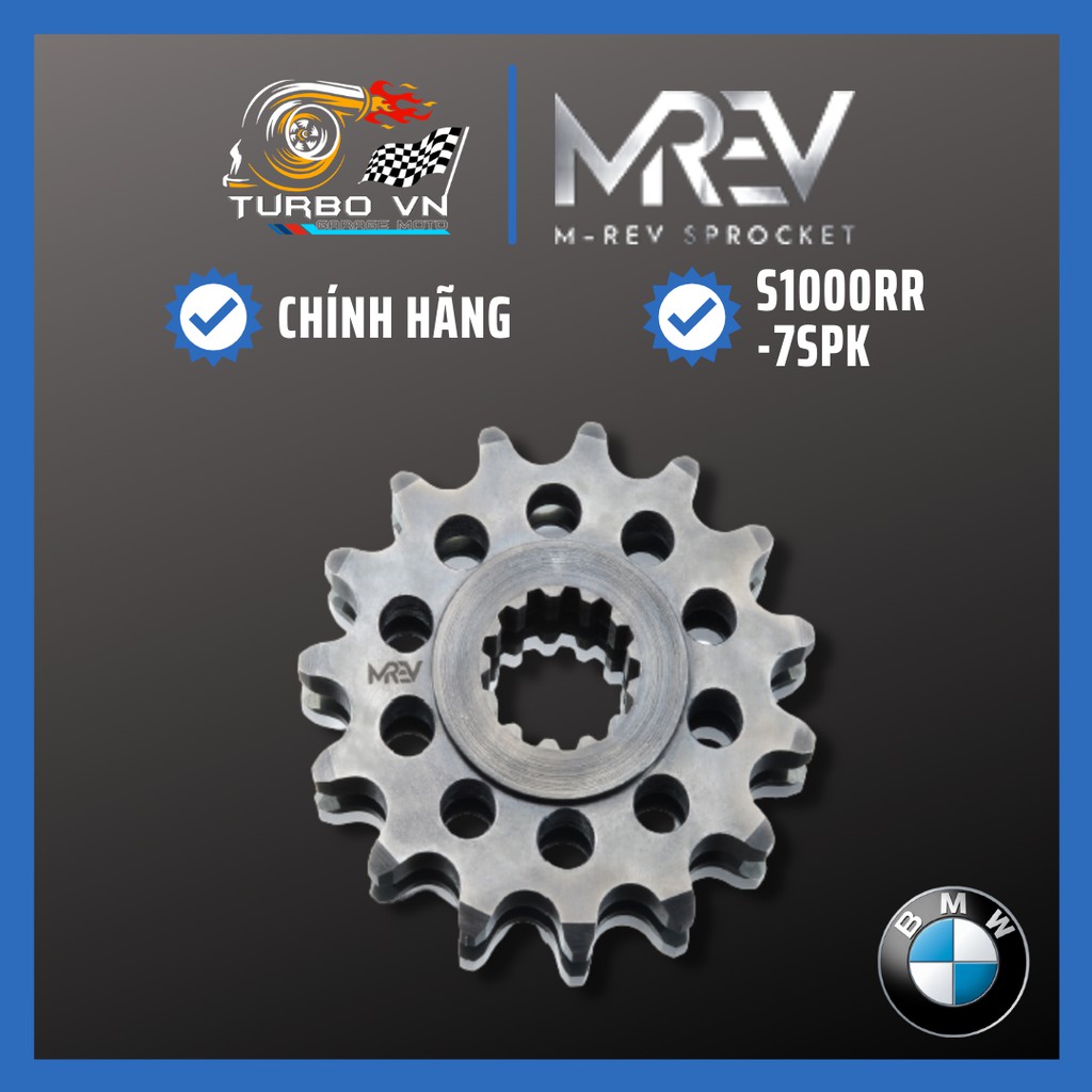 Nhông Tải MREV Cho Xe BMW S1000RR Các Đời Loại Mâm 7 Cây