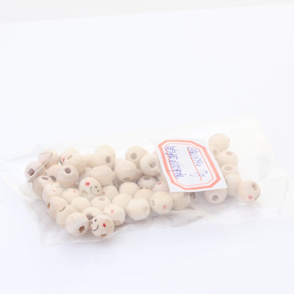 Set 40 Hạt Gỗ Tròn 10mm Làm Trang Sức Thủ Công