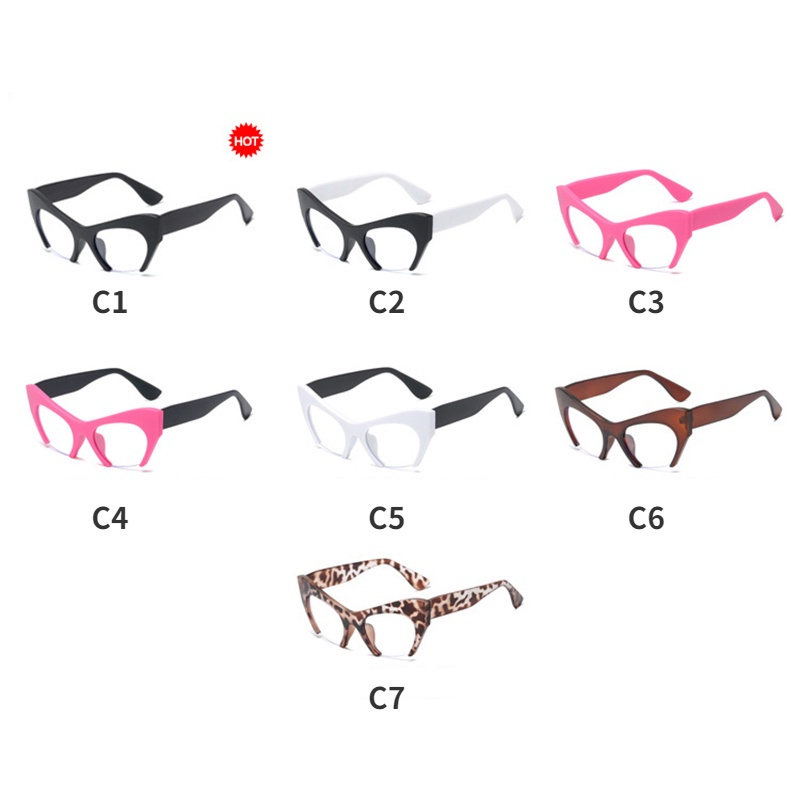 Mắt Kính Thời Trang Retro Phương Tây Dành Cho Nữ