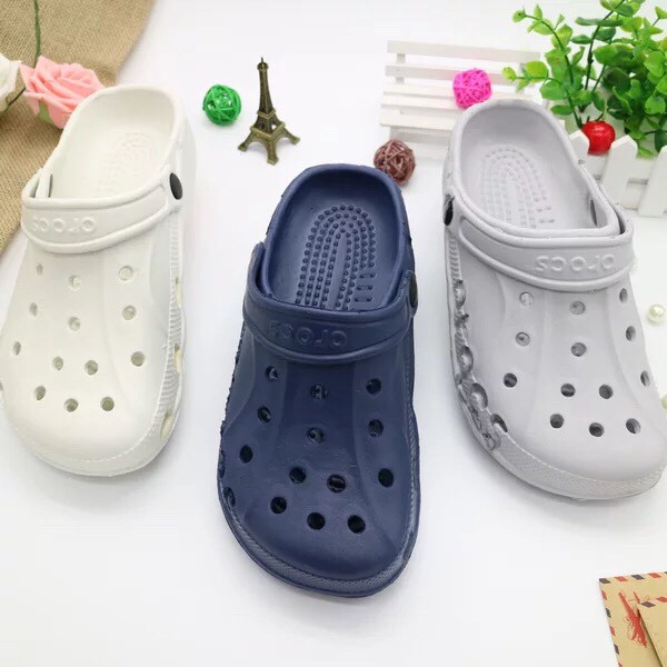 Dép sục lê quai hậu Pohanu crocs nam nhiều màu cao cấp siêu nhẹ CR11