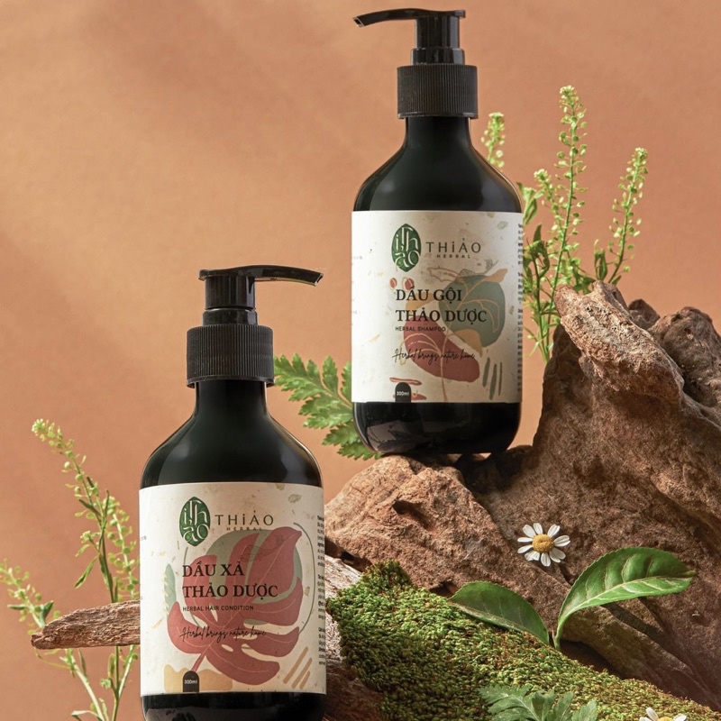 Dầu gội xả thảo dược THIẢO HERBAL (500ml)- thảo mộc an toàn từ thiên nhiên