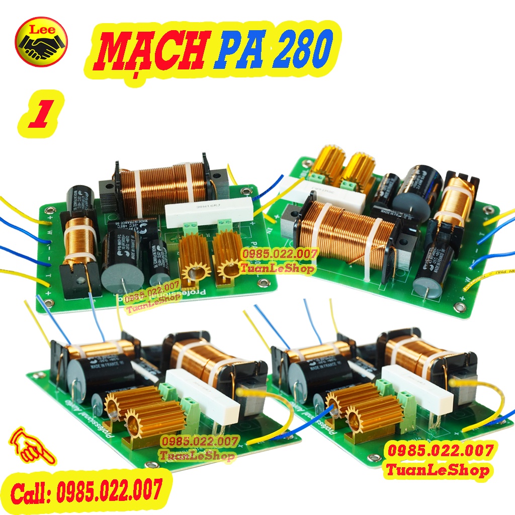 02 MẠCH PHÂN TẦN 2 LOA PA 280 HÀN DÂY - GIÁ 2 MẠCH LOA JB280 CAO CẤP