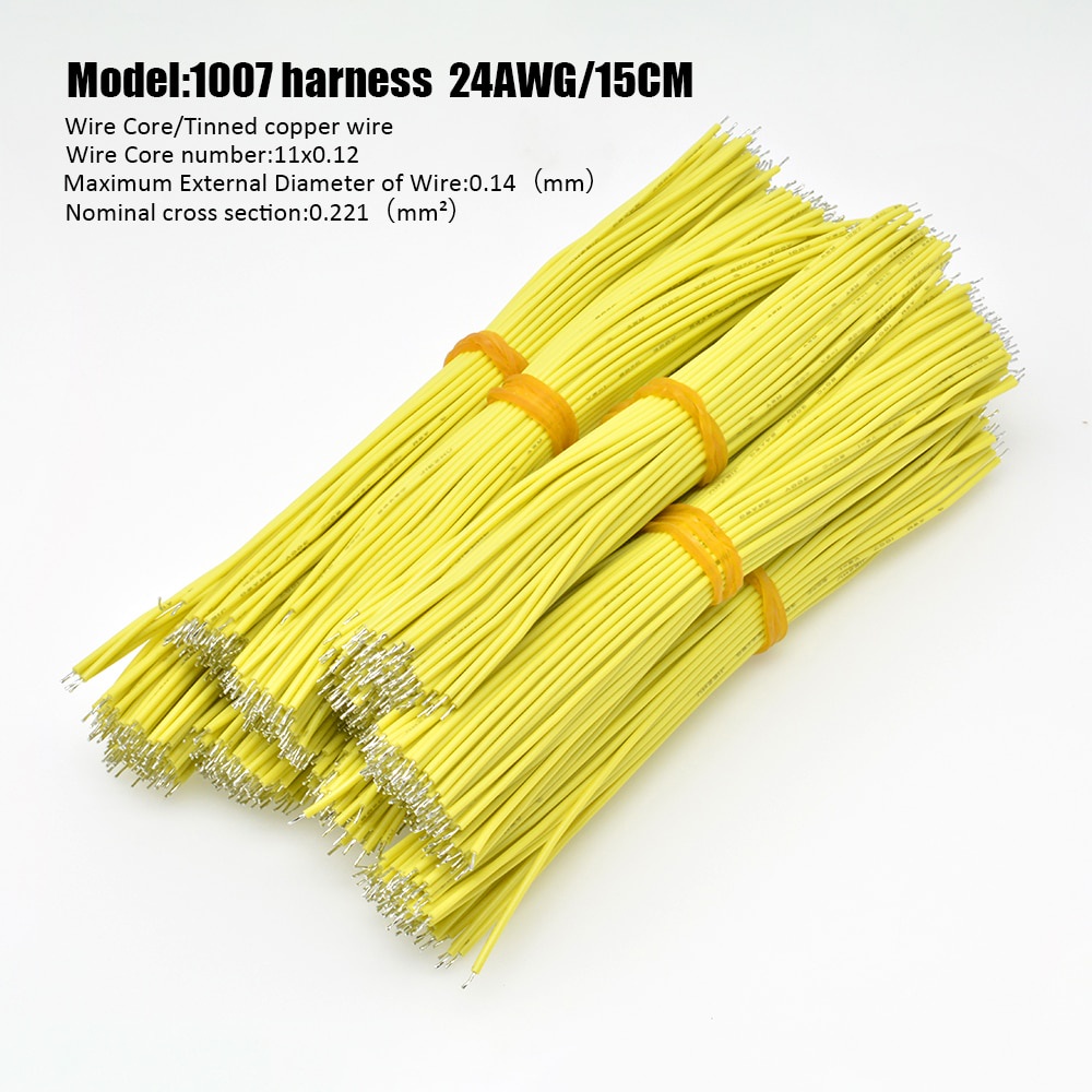 Set 100 Cuộn Dây Hàn Mạch Điện Pcb 24awg 15cm 1007-24awg