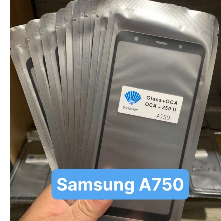 Kính ép màn hình liền keo Samsung A750 / A7-2018