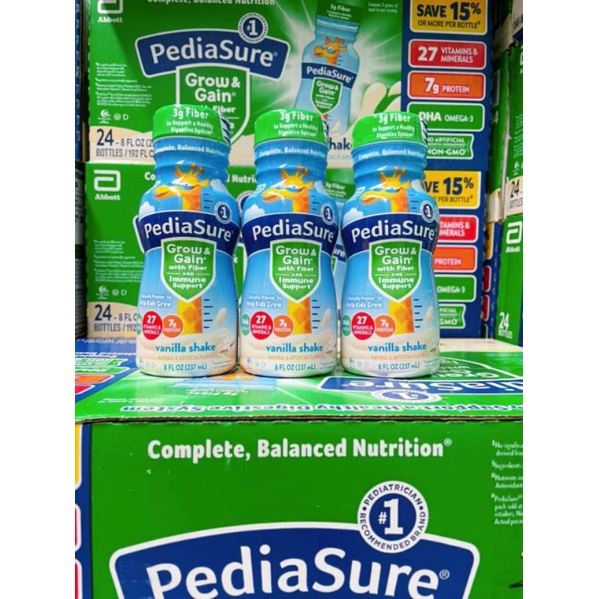 THÙNG 24 CHAI SỮA NƯỚC PEDIASURE MỸ 237ML