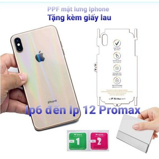 [ CÓ IPHONE 12 ] Dán lưng PPF iphone nhám chống vân tay