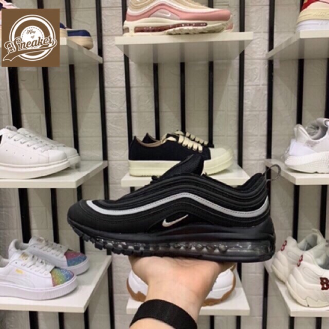 Sale NEW | Bán Chạy | Giầy thể thao Air max 97 đen vạch trắng thời trang nữ . 2020 2020 2020