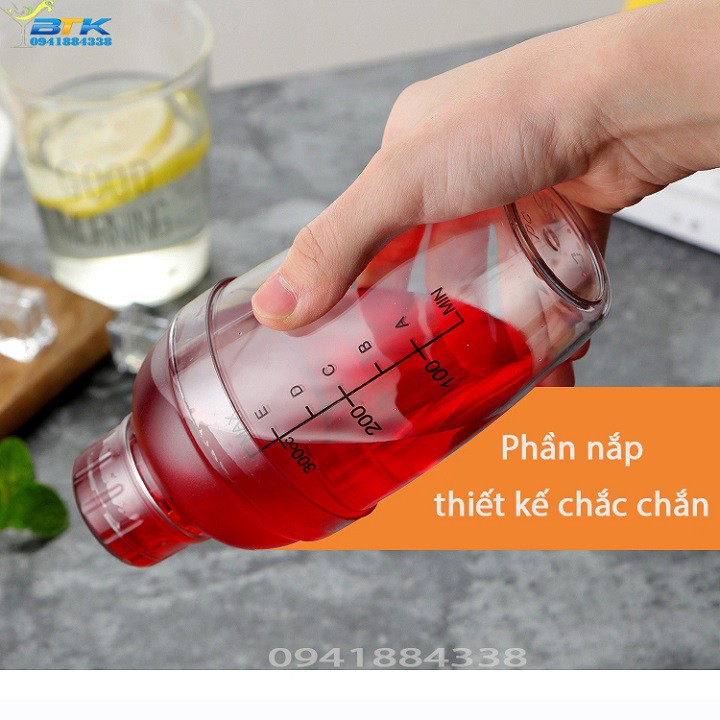 Bình Lắc Pha Chế - Bình Lắc Nhựa - Shaker Nhựa - Nắp Bình Lắc