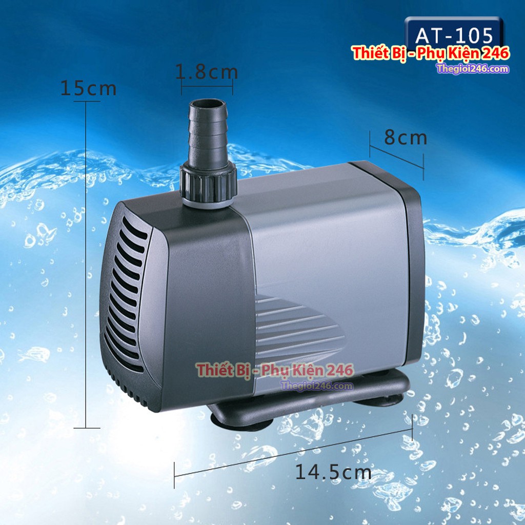 Atman AT-105S Máy bơm nước bể cá atman 105 hồ cá cảnh Atman 105s