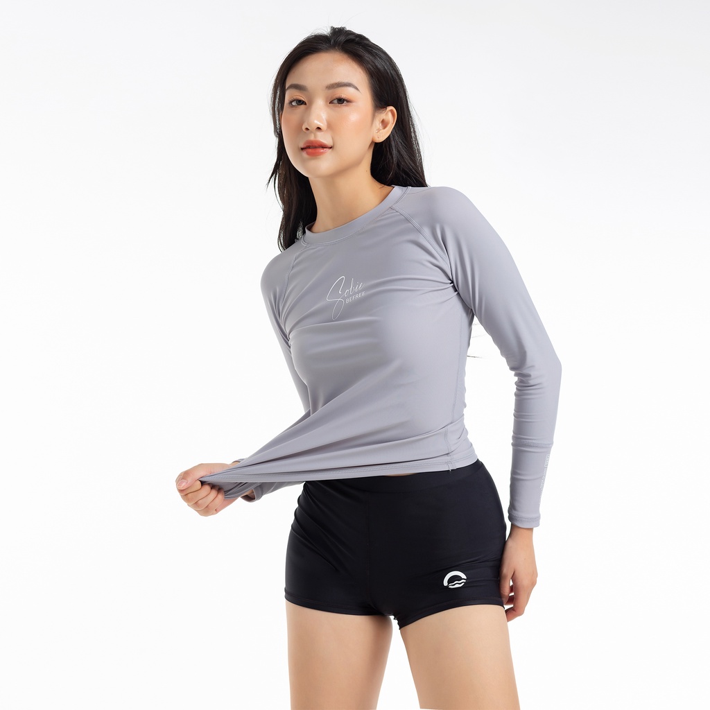 Áo Bơi Nữ Tay Dài - Grey Stone Sobie