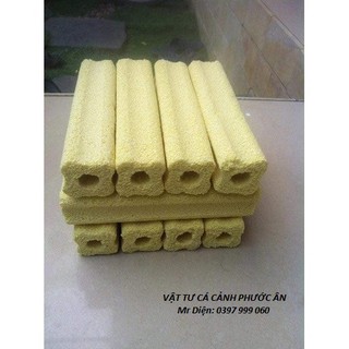 Thanh sứ hoa mai vàng nguyên thùng 154 thanh kích thước 16 cm