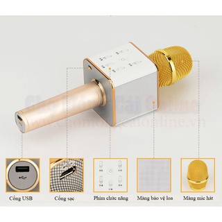 Míc hát karaok Q7 cao cấp